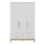 Hanah Home Armario Etto Mm1.44.03.C1 Madera y Roble Blanco